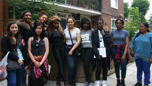 Michaela Coel inspiring Islington young people while filming Chewing Gum